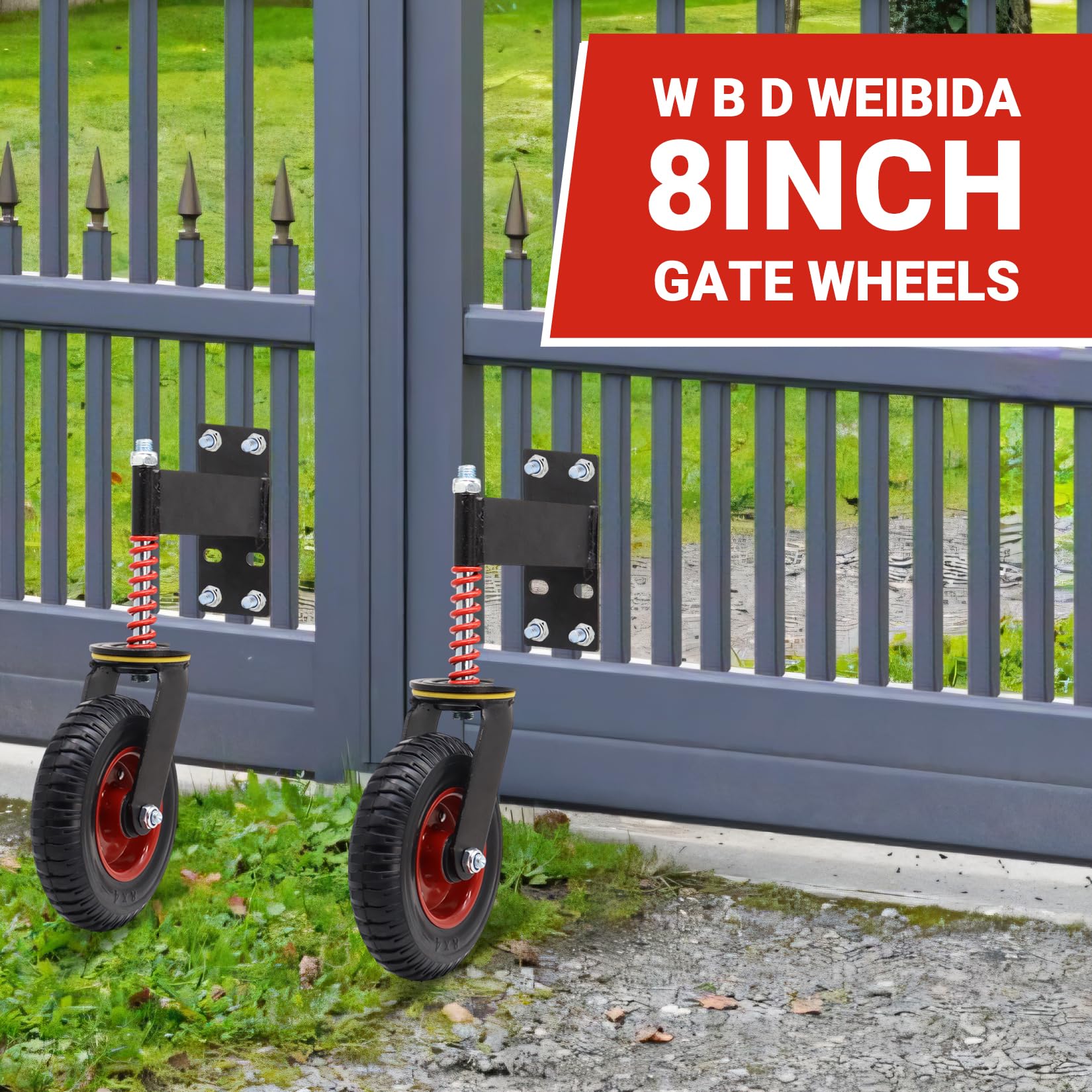 Heavy Duty Gate Wheel - 600 LBS Capacity -7