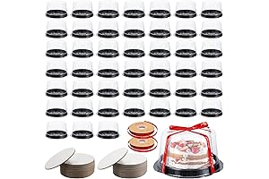 6 Inches Disposable Plastic Cake Container: Trusted Transport for Your Delicate Delights