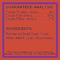 Vista 4 de C&S Golosina de sebo de bayas, alimento para pájaros silvestres, 11.75 onzas, paquete de 12