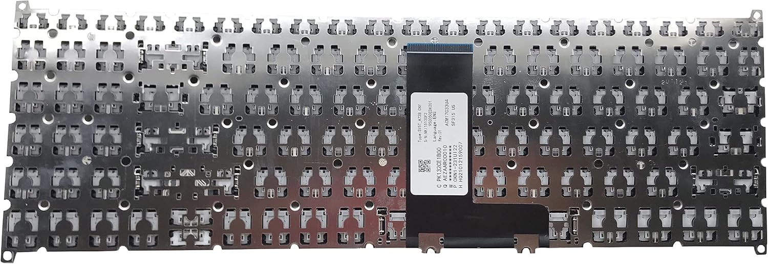 Laptop Keyboard for Acer Aspire 5 A515-43 A515-52 A515-53 A515-54 A515-55, Aspire A315-22 A315-34 A315-42 A315-54 A315-55 A315-56, Swift 3 SF315-52 SF315-52G Black Frameless