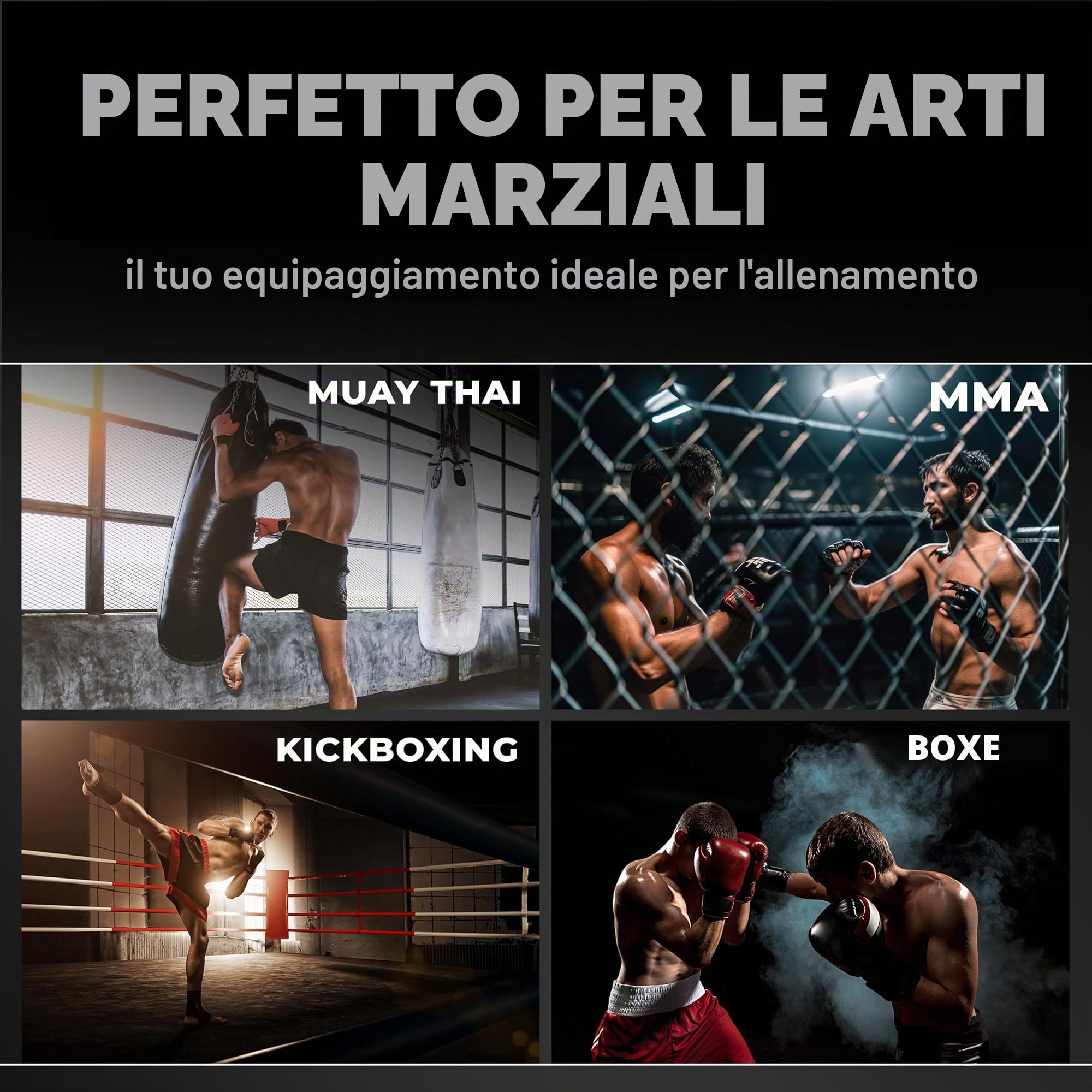 FIGHTR® Premium Colpitori Boxe con Imbottitura e stabilità Ideali | Pao Pads da Boxe per Arti Marziali incl. Borsa da Trasporto (Bianco/Nero) Colpitori pour Boxe, Kickboxing, Muay Thai