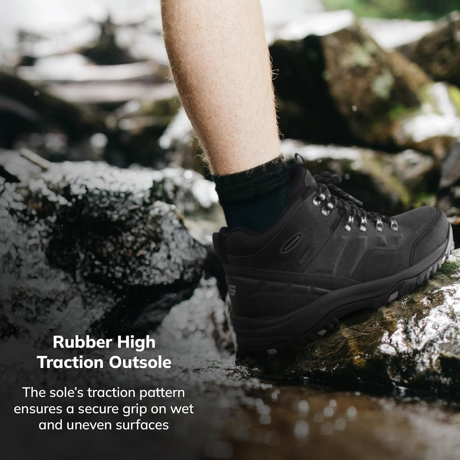 Skechers Men's USA Relment- Pelmo Lace Up Waterproof Boot - Image 2