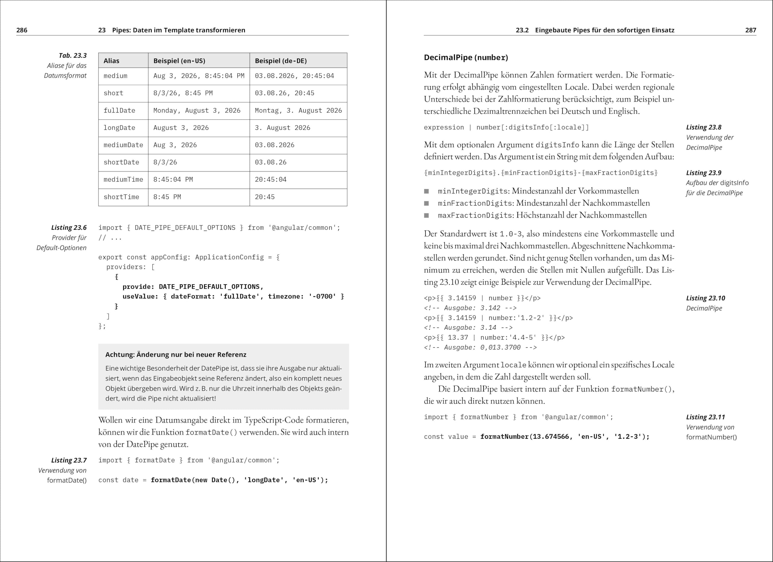 Angular: Das Praxisbuch – von den Grundlagen bis zur professionellen Entwicklung mit Signals