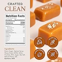 Vista 2 de Bolsa de regalo de sal marina celta de caramelo de 8 onzas