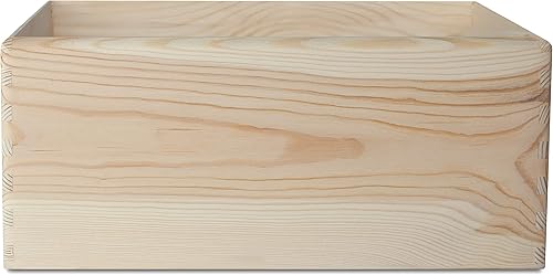 Miniatura 8 de Asas grandes de madera para jaulas de anidación  11.8 x 7.87 x 5.51 pulgadas  Caja de almacenamiento de exhibición grande para múltiples