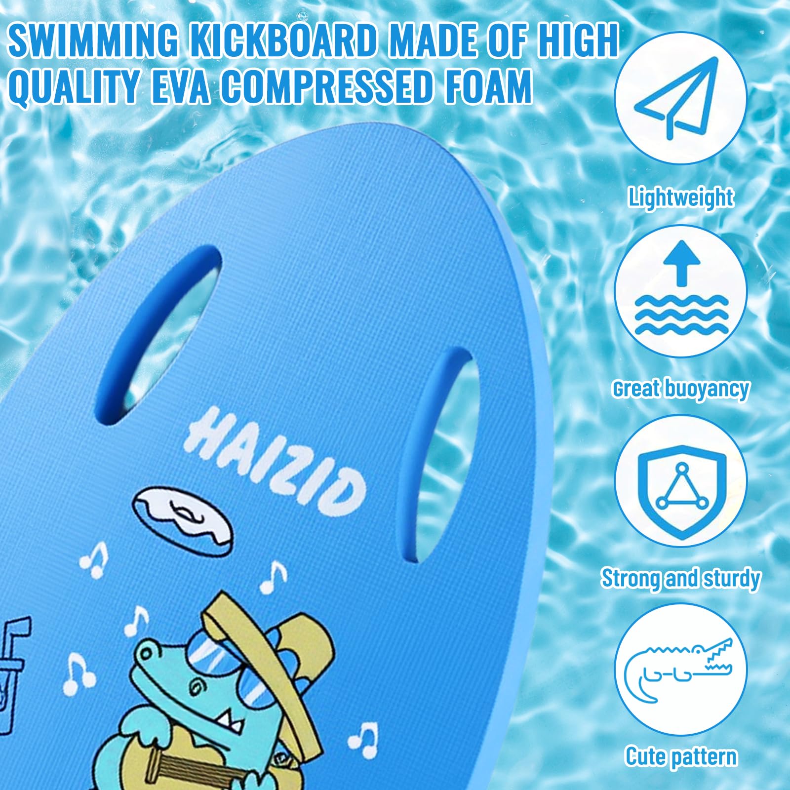 CIYIN Tabla de Natación para Niños EVA Kickboard Flotabilidad Equipo de Piscina