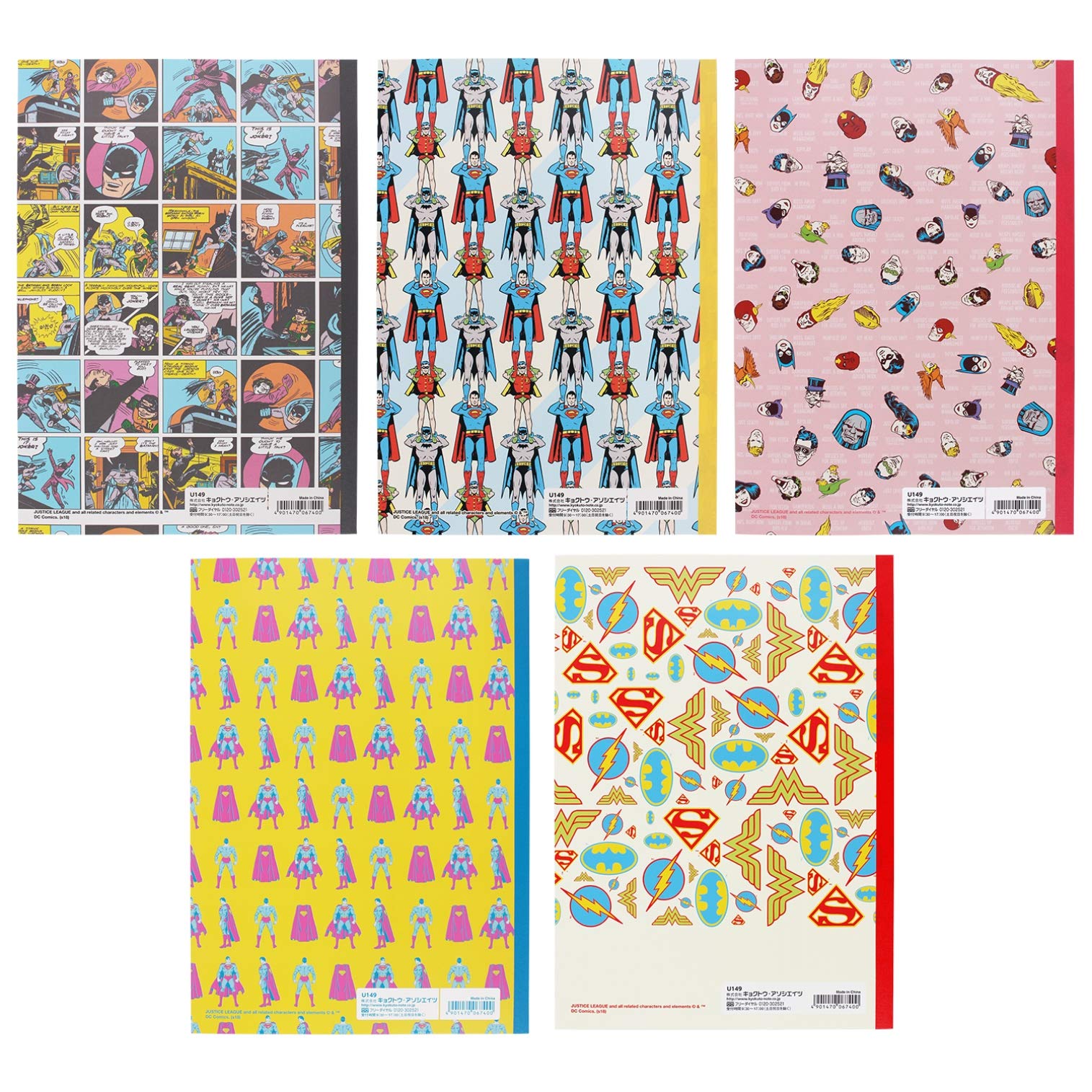 Amazon | キョクトウ ノート DC COMIX EXPAND B5 5冊束 6.5mm ドット罫