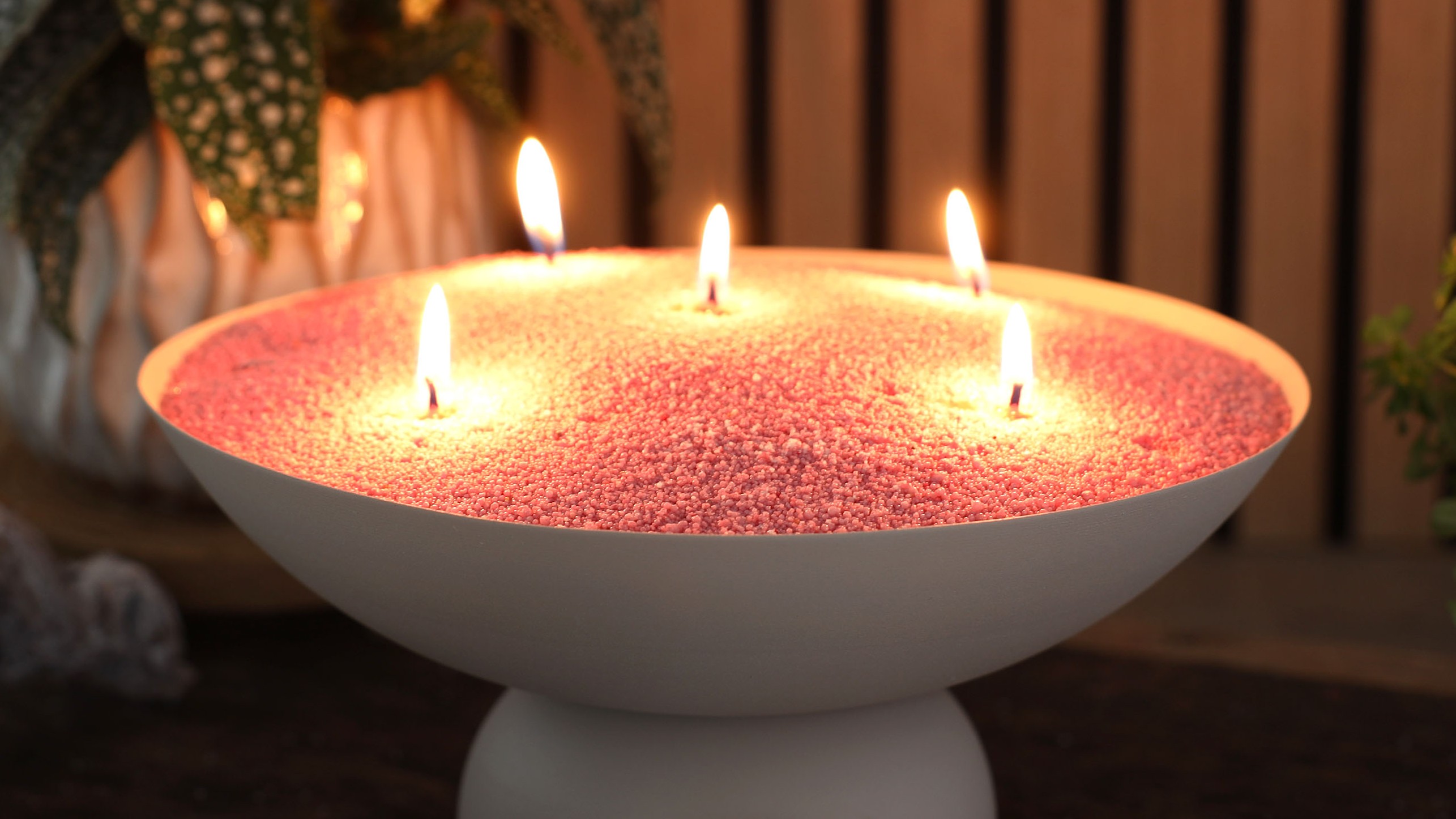 ALLAVA Sabbia per candela con stoppino, sabbia per candele, 400 g, con 20 stoppini da 10 cm, candele con 20 stoppini senza base, candele di sabbia, candela perata, granulato di cera per