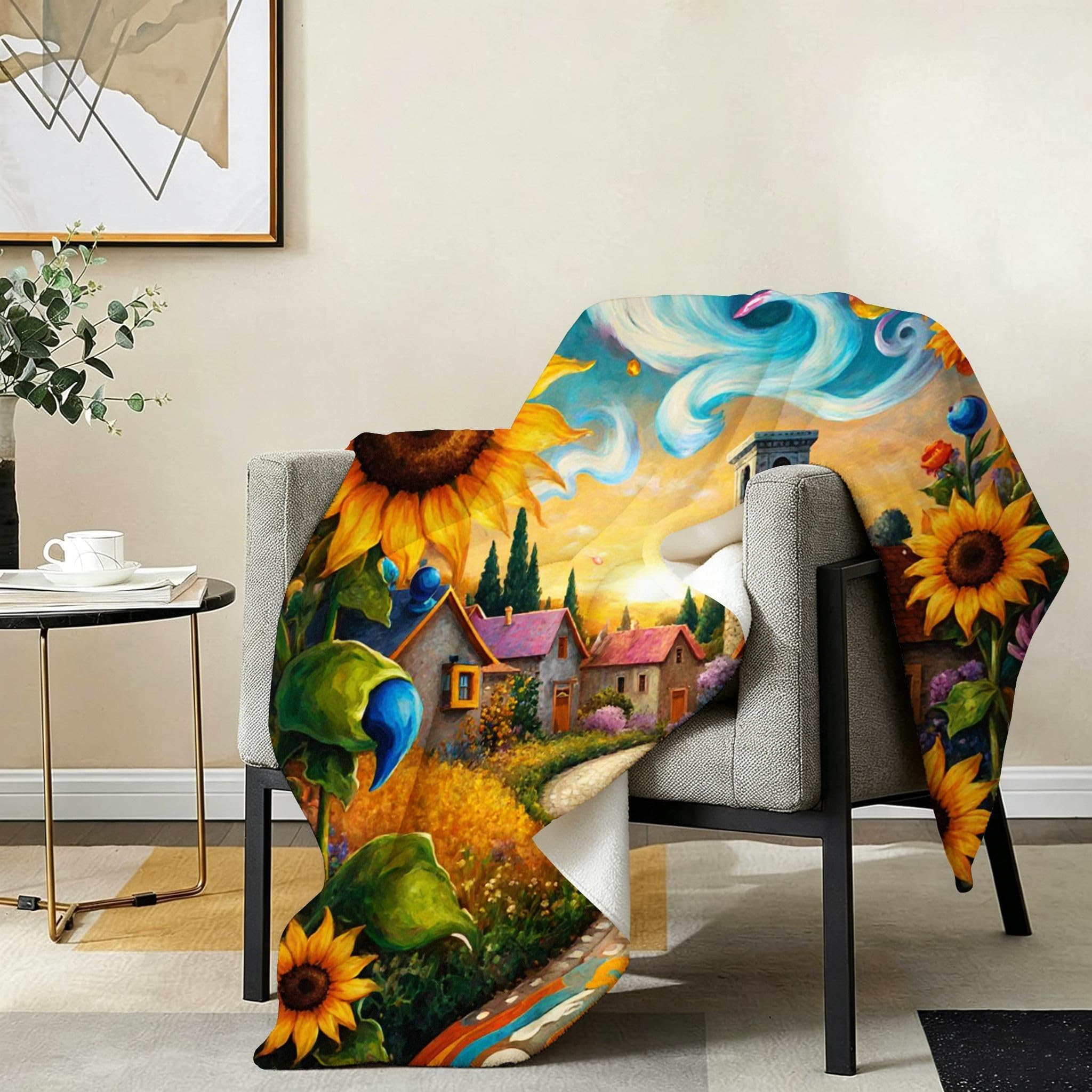 Coperta Matrimoniale 180x200 cm Campanella Pile Flanella Motivo-A256