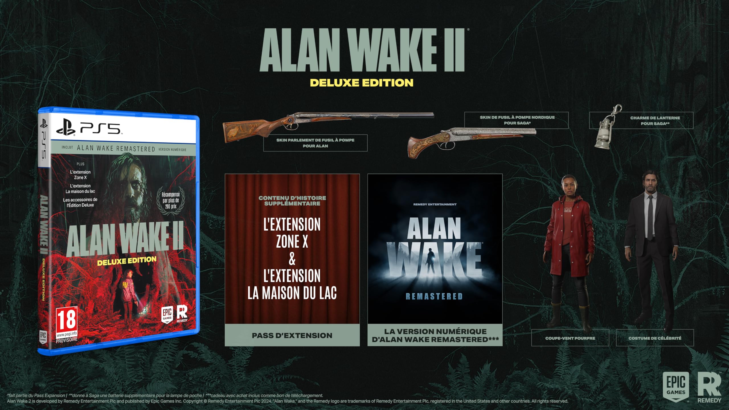 Just For Games Playstation 5 Alan Wake 2 Deluxe Edition - Marka EAN: 5056635609342