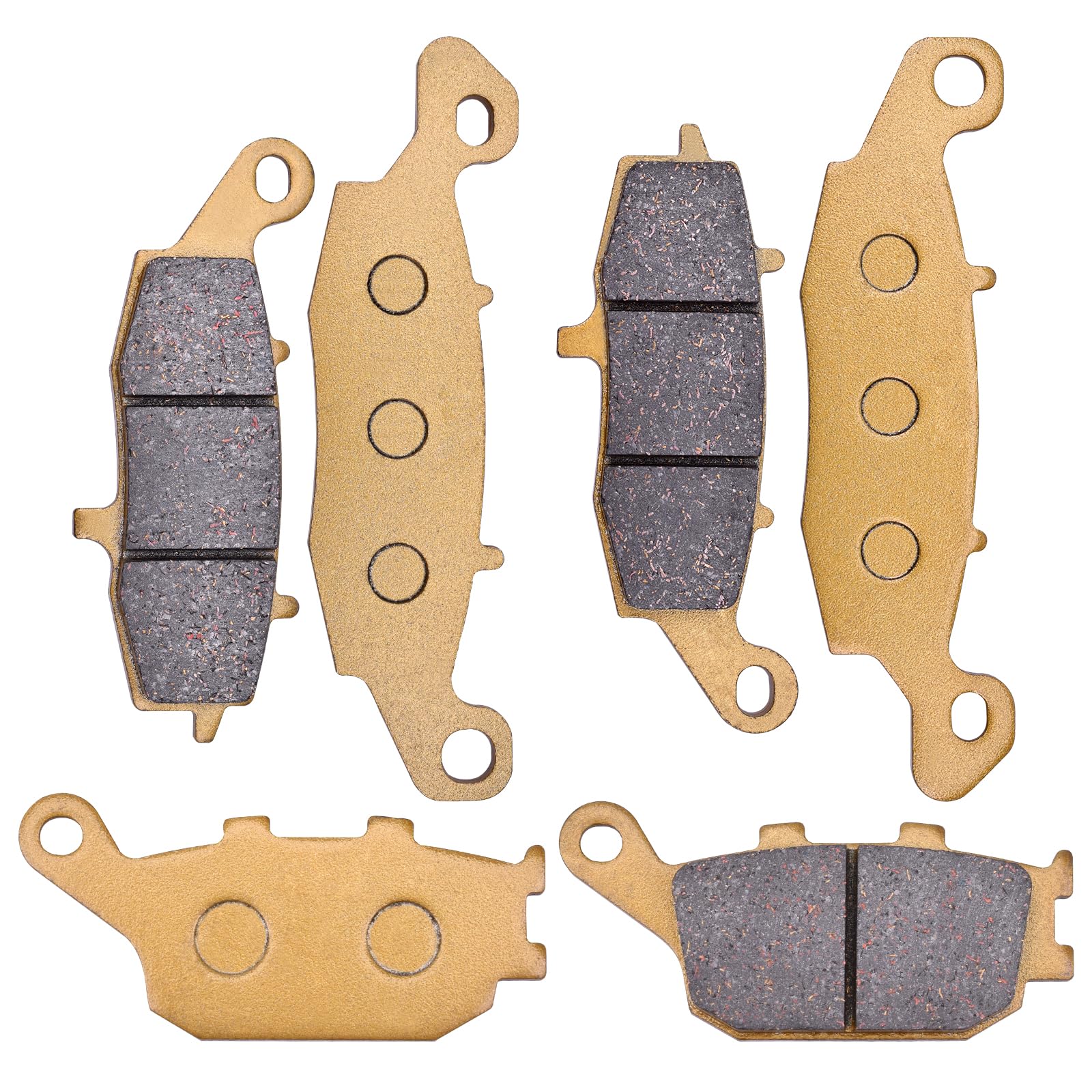 Front and Rear Ceramics Brake Pads for Suzuki DL650 VStrom 650 2004-2020 DL1000 V-Strom 1000 2002-2010 SV650 SV 650 2003-2015 GSR750 2011-2015