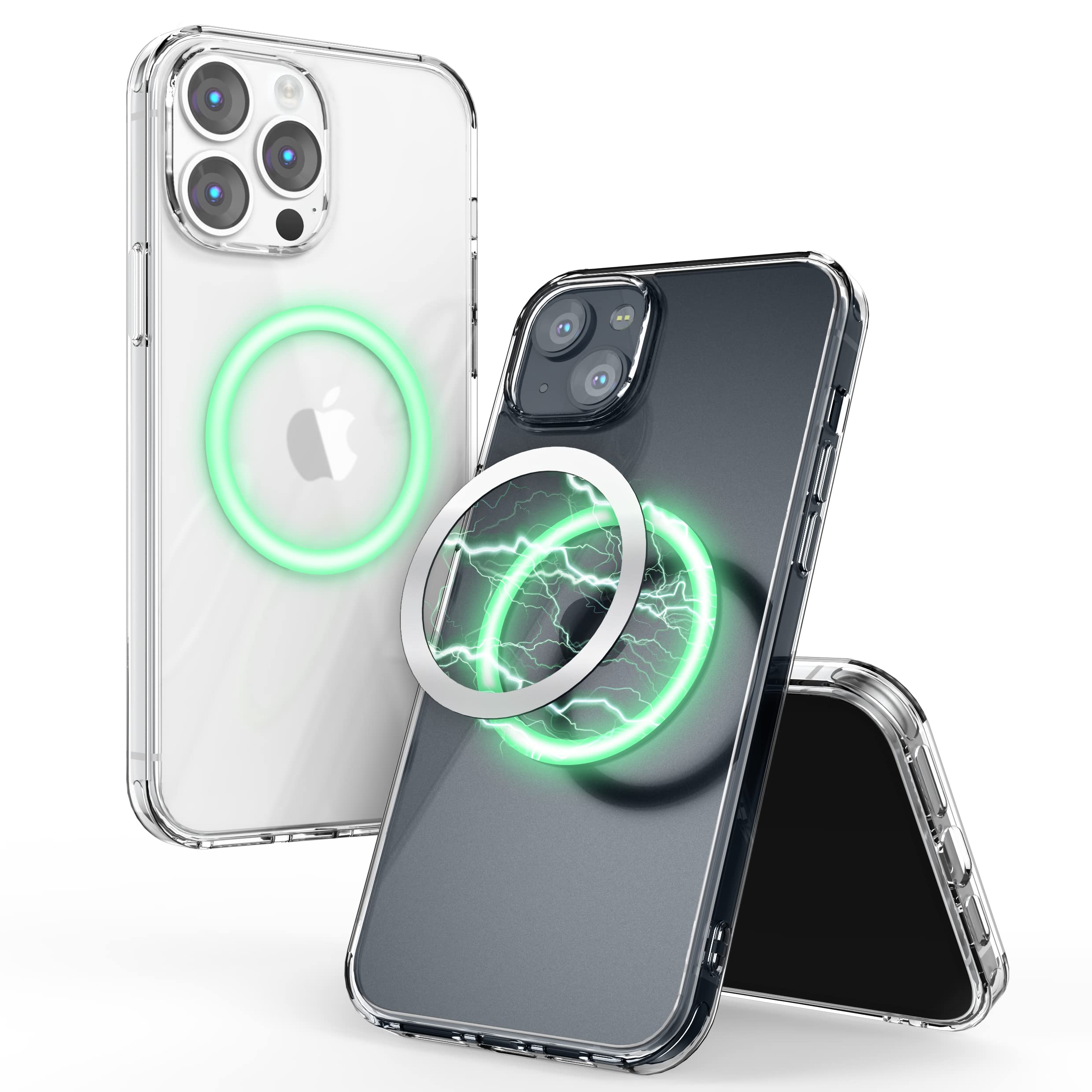 Amazon.com: VVUPIC Clear Luminous Magnetic Case for iPhone 14 Pro
