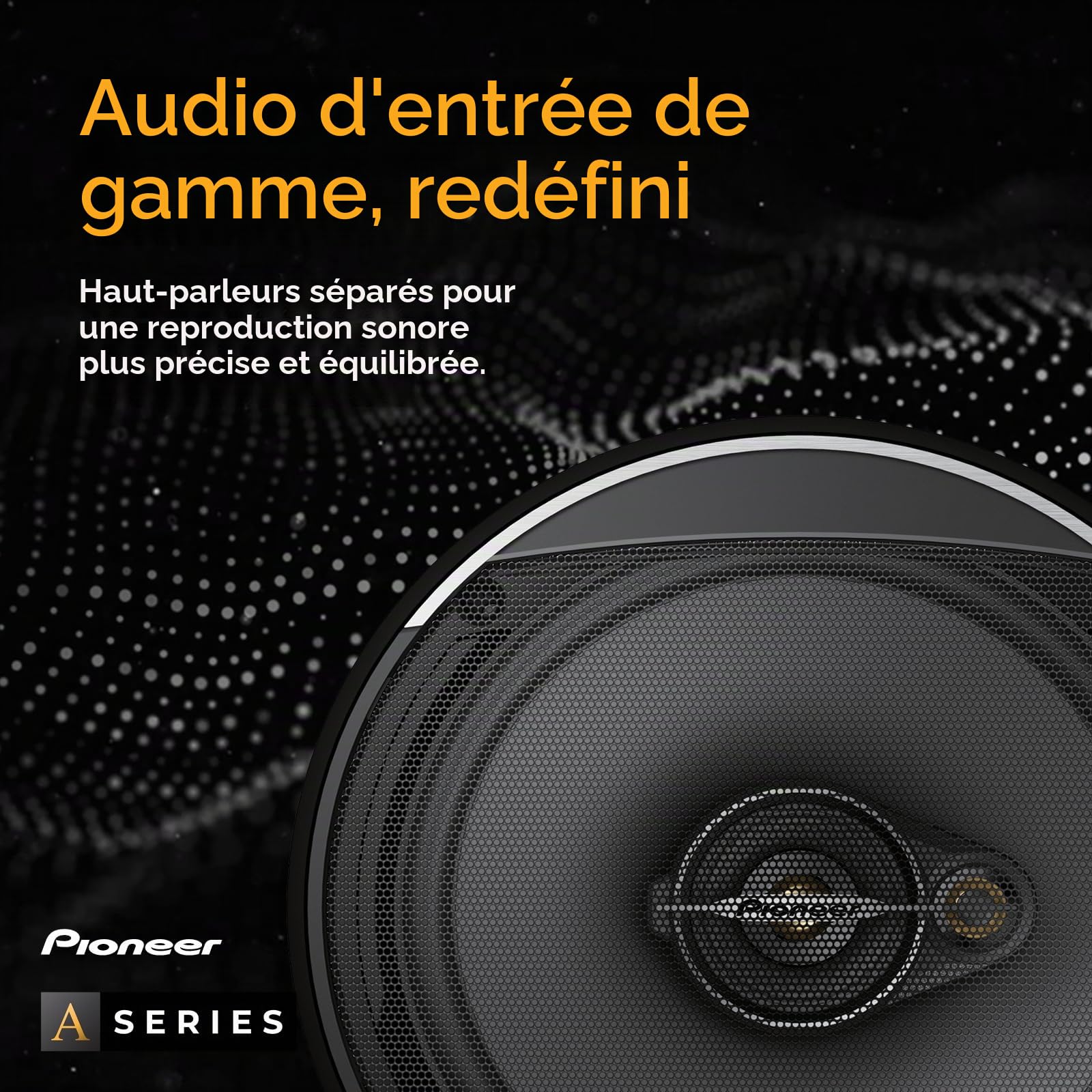 PIONEER TS-A6881F Haut-parleurs Voiture coaxiaux 4 Voies elliptiques 6" x 8", Puissance 350 Watts