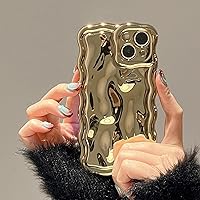 Vista 37 de FABSPARK Funda para iPhone 11, Patrón de Burbujas de Meteorito 3D Electrochapado Galvanizado con Brillos Marco Ondulado Rizado Funda Brillante, TPU