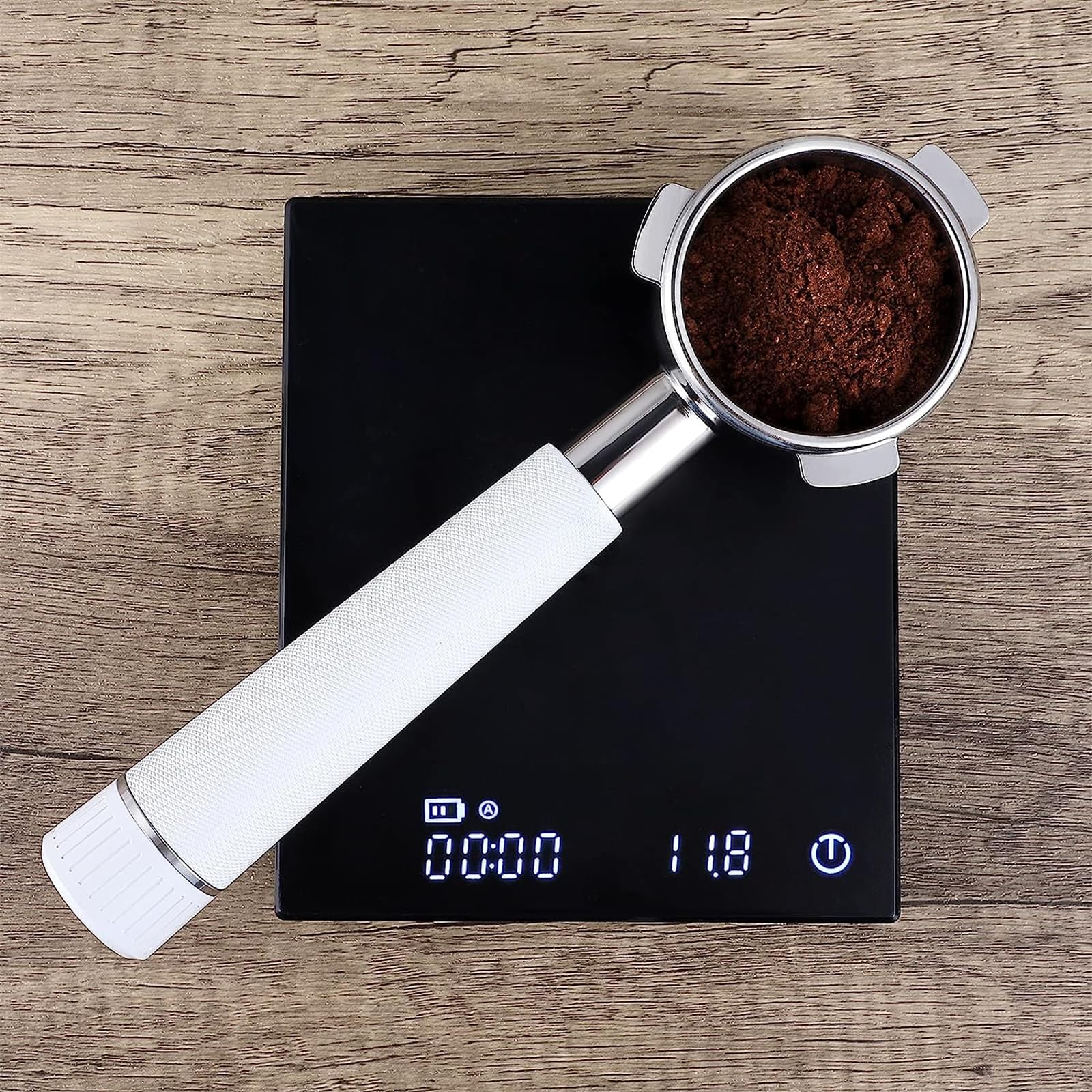 Mango de filtro de portafiltro con parte inferior para Breville8 Series 870/880/875/878, accesorios de máquina de café espresso, larga vida útil, prácticos y fáciles de usar, accesorios finos