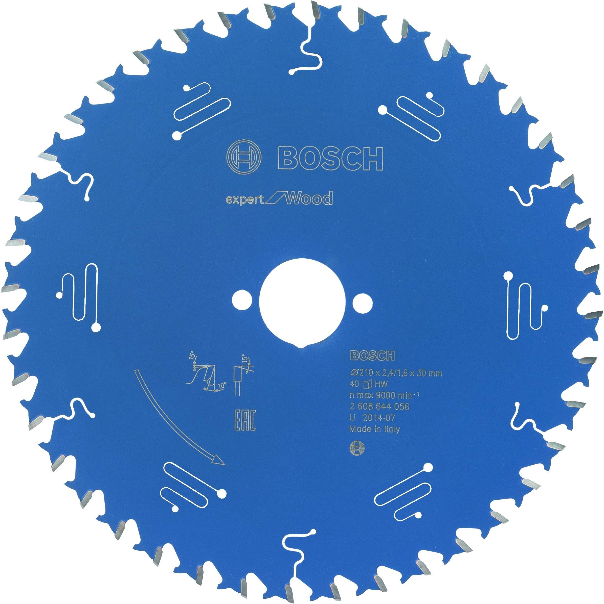 Lame Scie Circulaire Bosch Expert Acier 210mm - Coupe Métaux Précise Pour Pros Et Bricoleurs