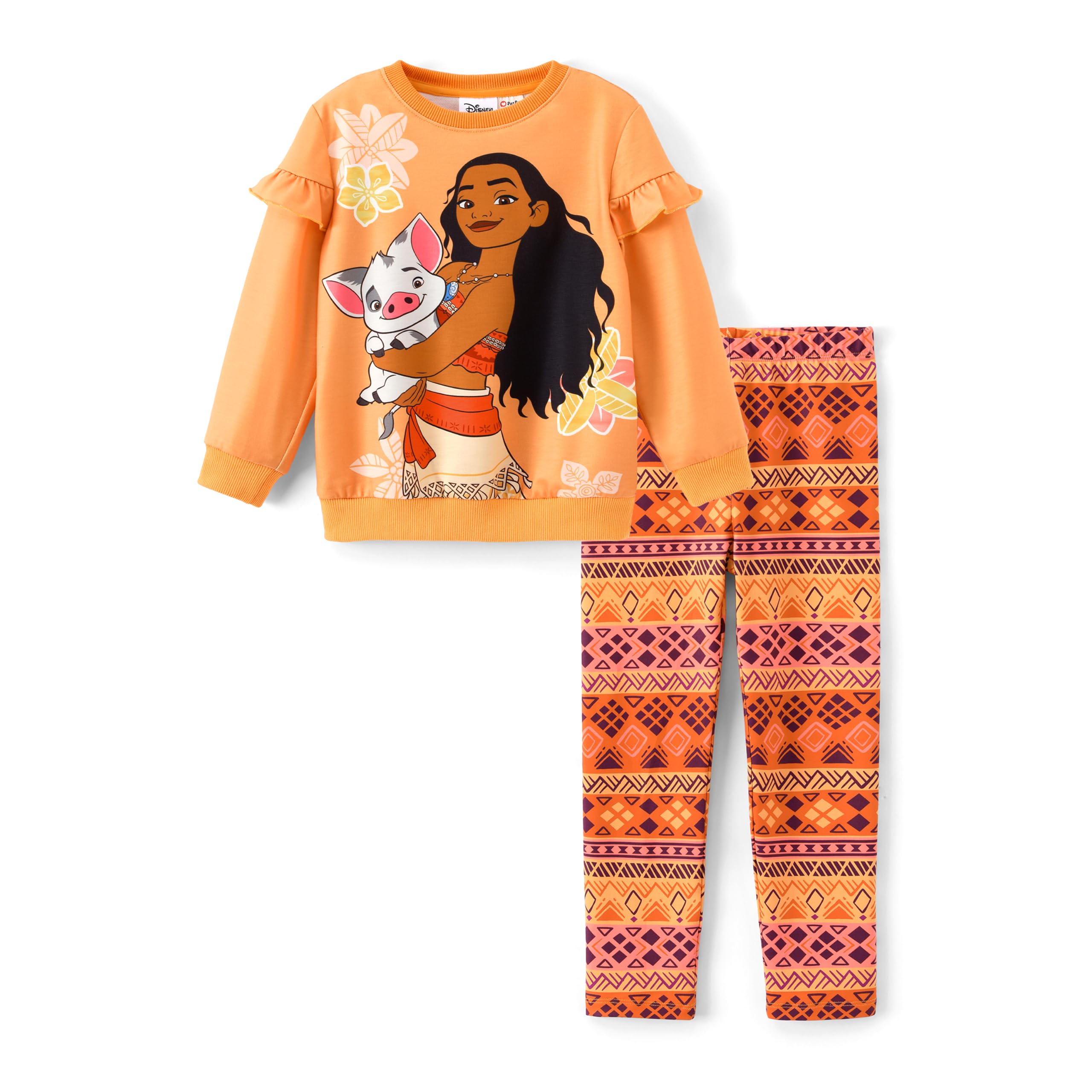 Disney Girls Clothes Long Sleeve Sweatshirt Leggings Outfit 2 Piece Set