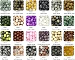 960Pcs 6mm Natural Gemstone Beads,1mm Hole Adult Jewelry Craft