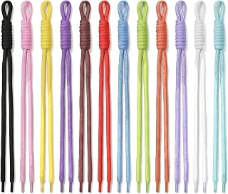 Sokoepa 12 Pack Paracord Keychains, Colorful Handwoven Rope Keychain Lanyards with Key Rings, Braided Bag Charm Accessories for Keys, Backpacks, Handbags and DIY Hanging Decor