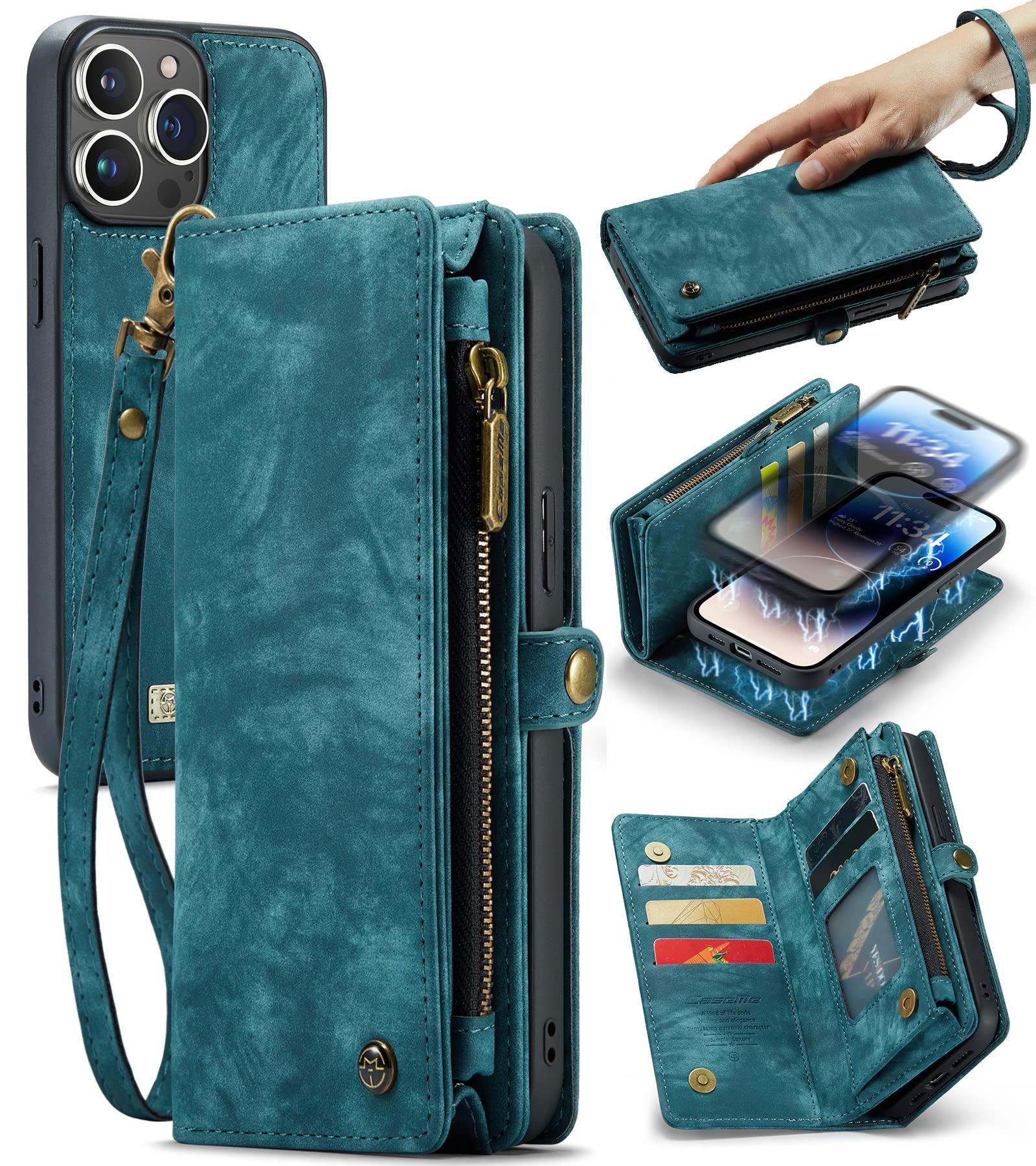 Amazon.co.jp: iPhone 14 Pro Max ケース 手帳型 6.7インチ対応 11枚