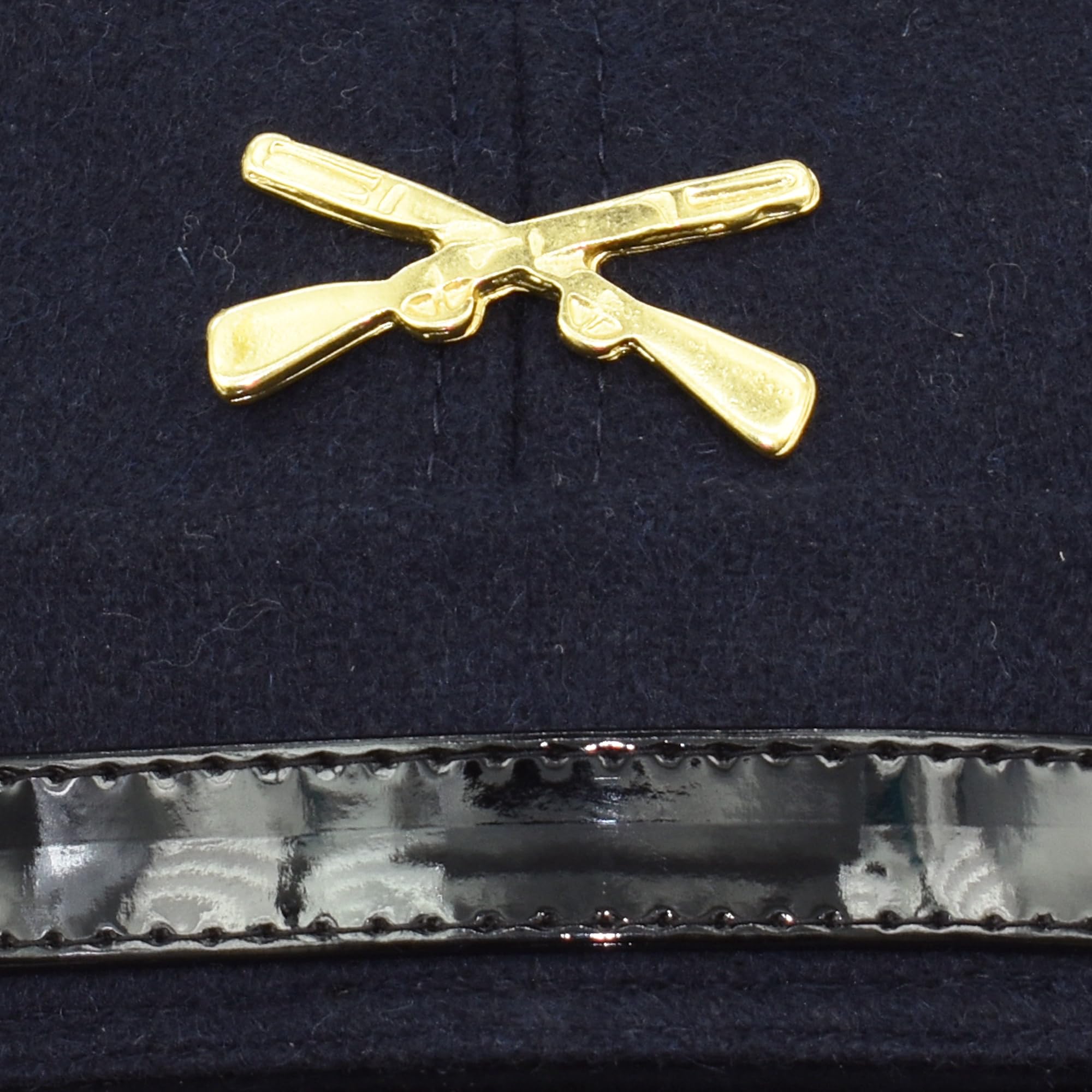 Melegari Berretto Militare con Visiera Lucida | America 1861-1865 | Unione - Confederazione | nordisti - sudisti | Produzione Italiana