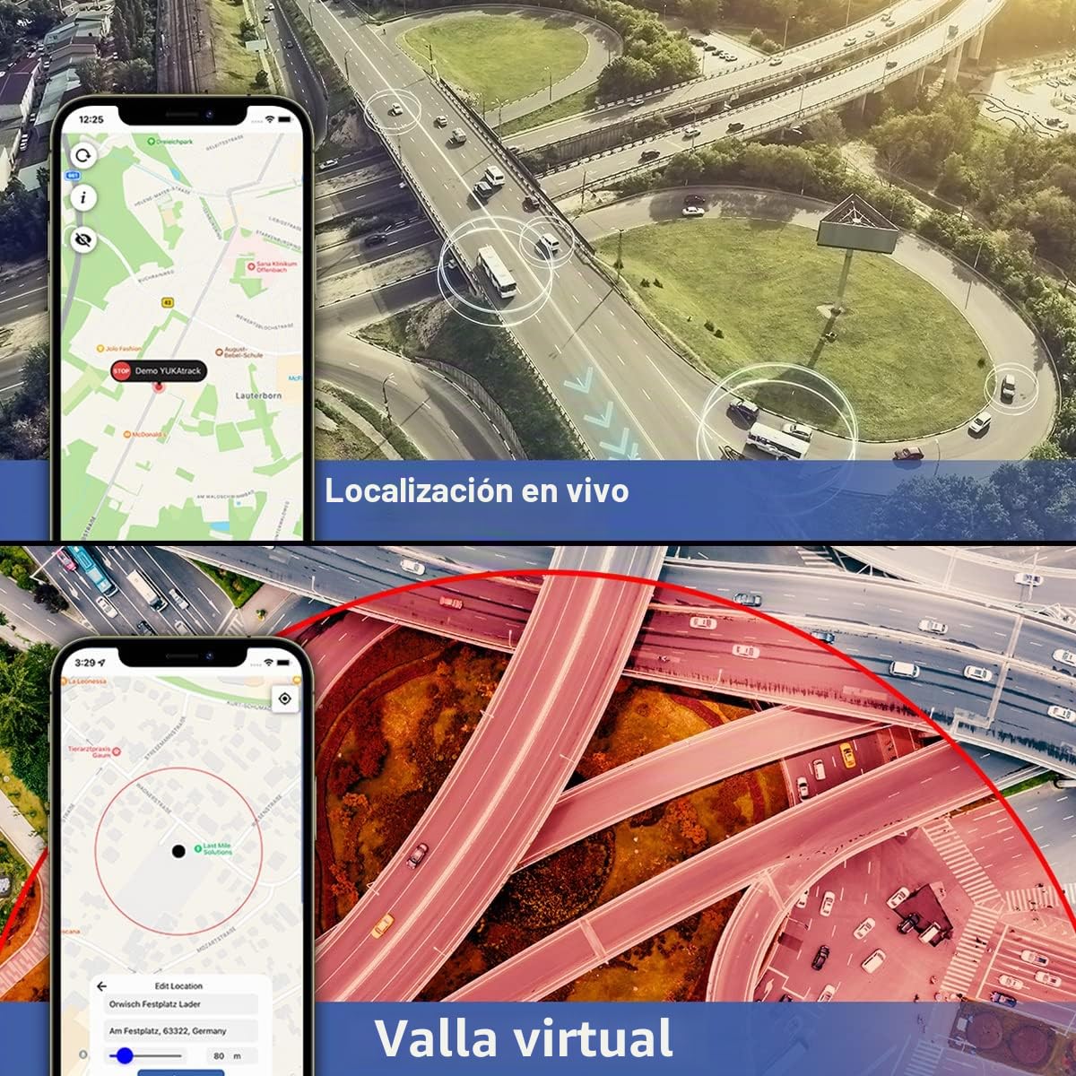 easyWire localizador GPS para Coche, Moto, camión y Caravana | SIM y datos incluidos, localización en vivo en Europa, libro de rutas, sin suscripción ni contrato, listo para usar