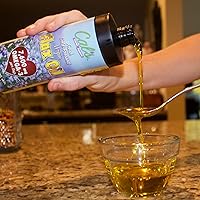 Vista 3 de Cal's Aceite de lino, linaza prensada en frío, alto en ácidos grasos omega-3, aceite de linaza sin refinar, suplemento líquido de aceite esencial