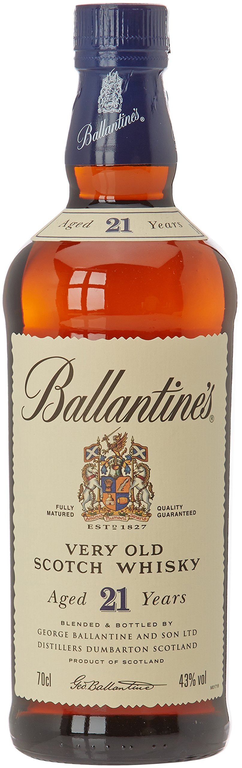 Ballantine's Whisky 21 anos Escocês 700ml Ballantines Sabor Whisky