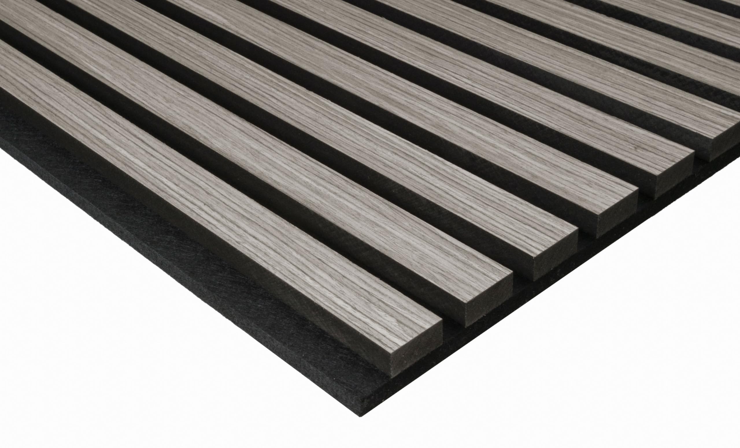 G21 Panele akustyczne 1,63 m² – 275 cm x 54 cm x zestaw – 2 sztuki | szary dąb, okładziny ścienne, stelaże listewkowe, panele akustyczne, panele designerskie