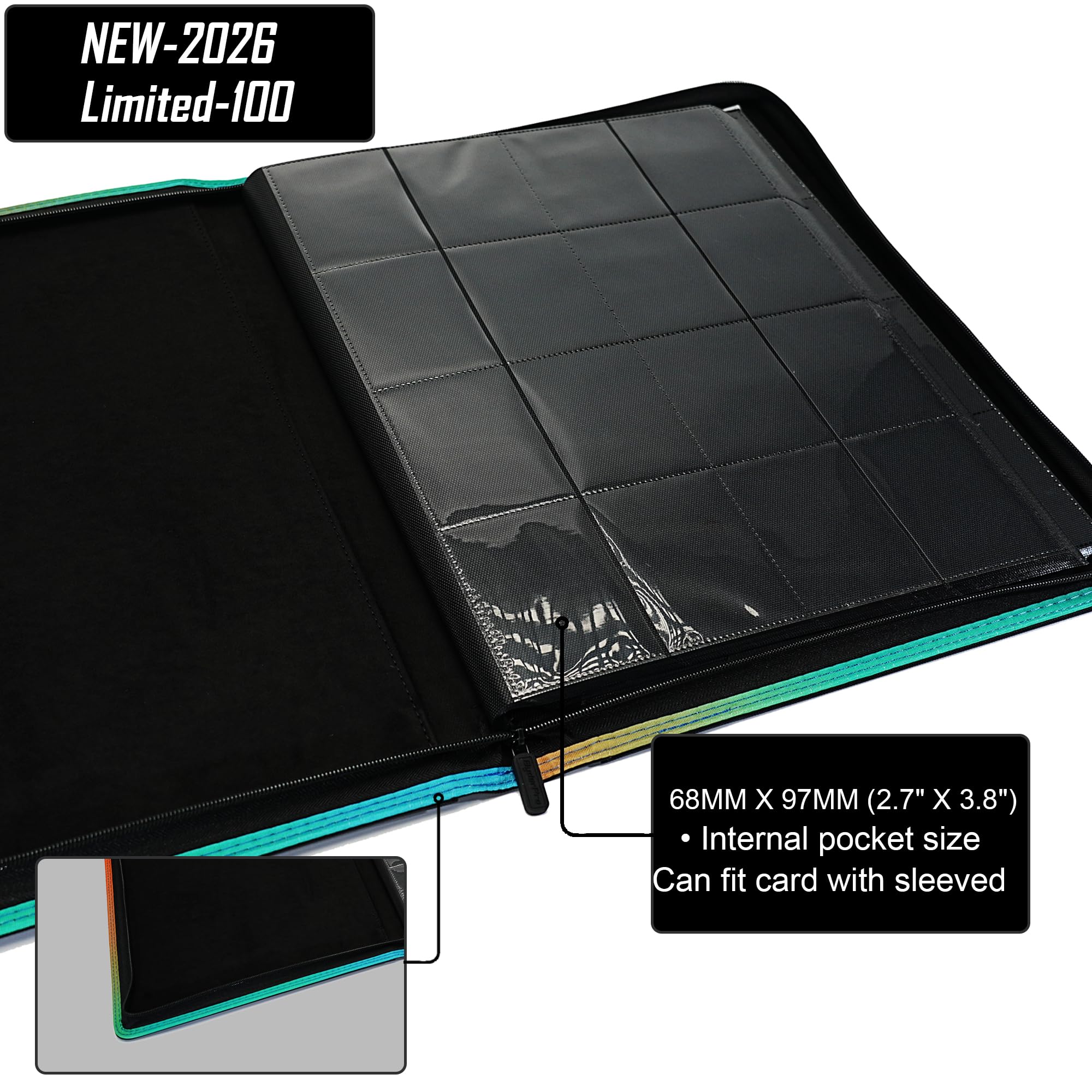 【特価商品】ByderPro1000個以上のポケットトレーディングカードバインダ 81cTW2skdJL._AC_UF350,