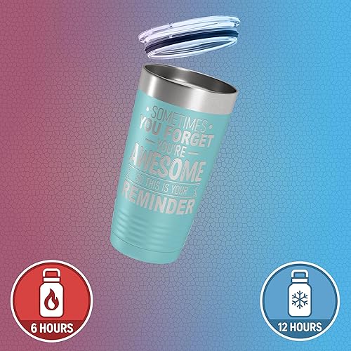 Miniatura 3 de Mama Bear, Don't Mess with a Mom - Vaso de 20 onzas con recubrimiento en polvo grabado con tapa, cumpleaños para mamá CM01