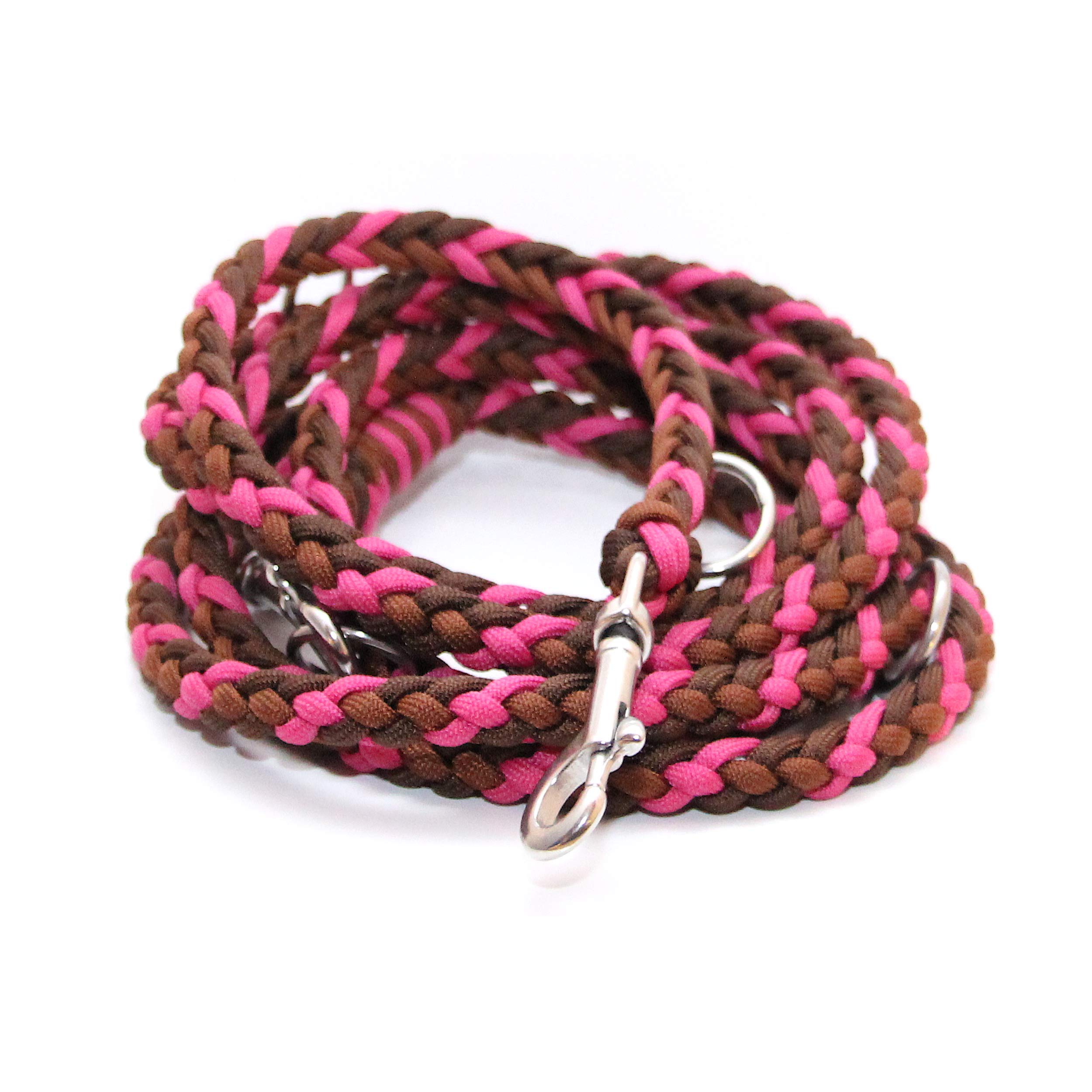 Hundehalsband Dance mit passender Leine, handgeflochten aus Paracord,