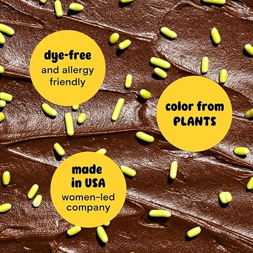 Miniatura 4 de Supernatural Grassy Green Softies Grassy Natural Sprinkles, sin tintes, sin soja, sin gluten, vegano, fabricado en Estados Unidos, 3 onzas