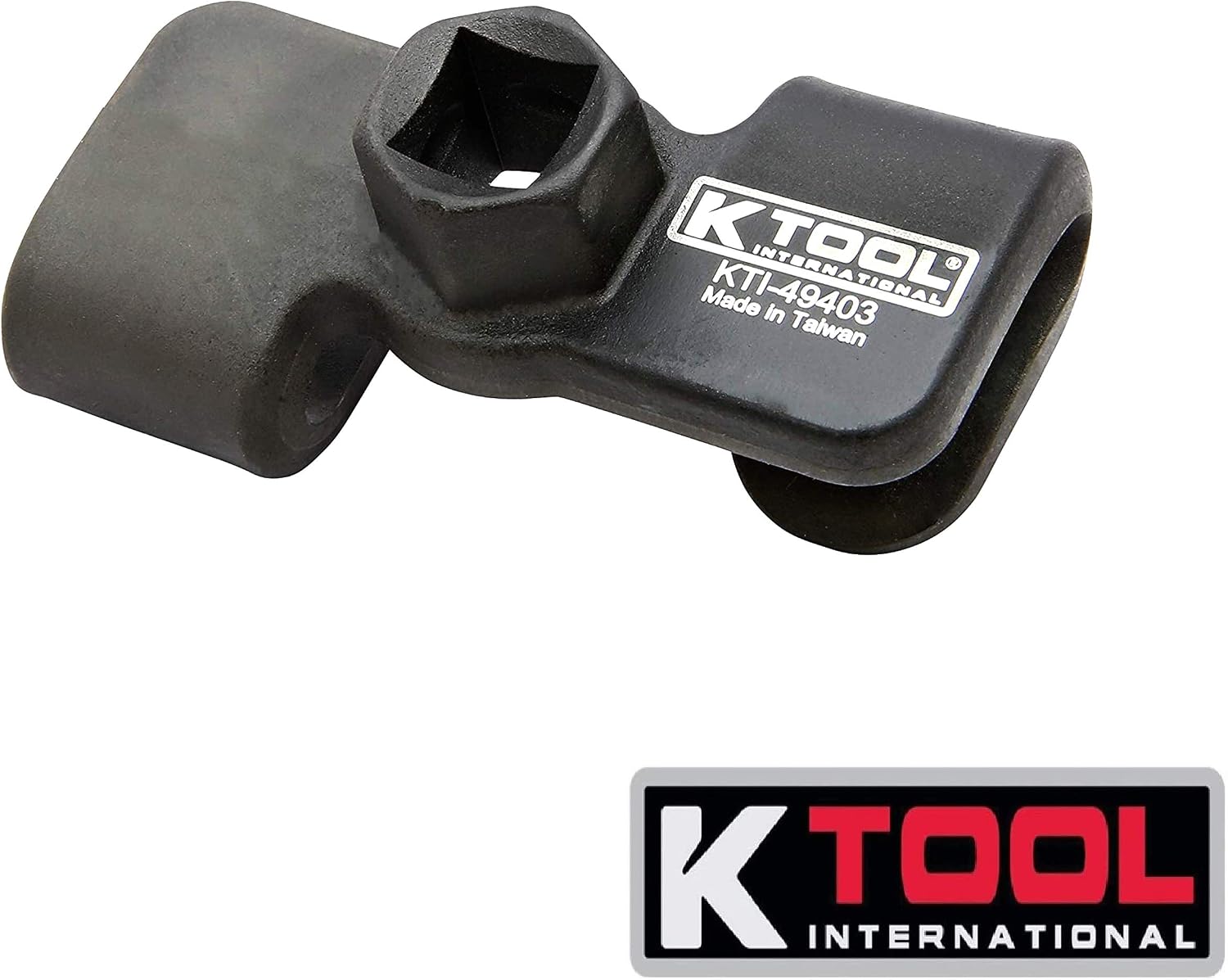 K Tool International 49403 Universal Automotive Wrench Extender Adaptor with 1/2 Inch or 21mm Hex Drive for Garages, Repair Shops, and DIY, Drop Forged Body with Heat Treatment, Extendable, Black