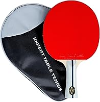 Palio Expert 3.0 ITTF Approved Table Tennis Racket with Case - Max Spin, Control for Beginners & Intermediate Players