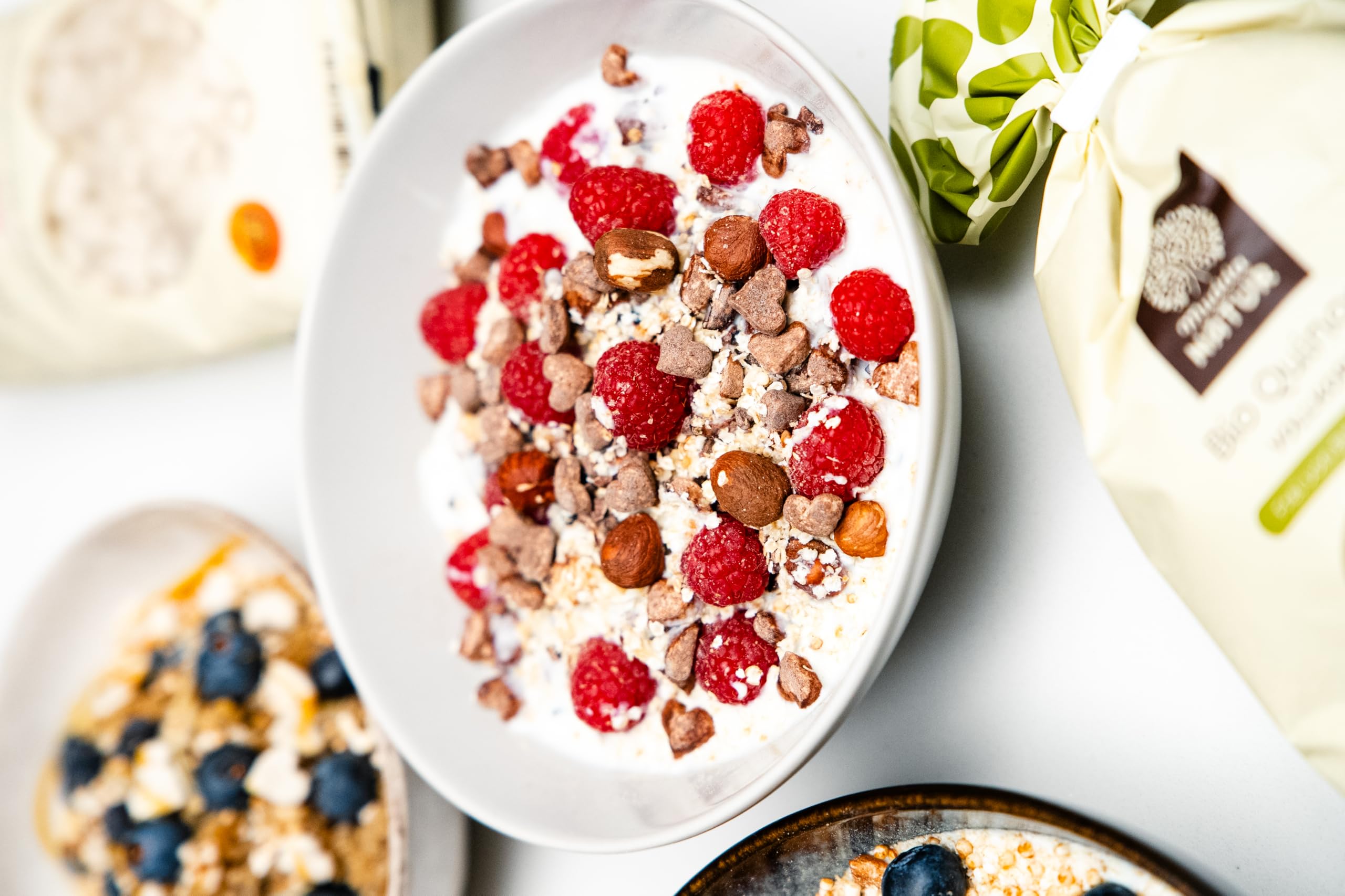 Mudda Natur Bio Quinoa Vollkornflocken (6x300g) - angebaut in Deutschland - glutenfrei & frei von Bitterstoffen, perfekt für Müsli, Porridge, Backen oder Bowls. Hochwertige pflanzliche Eiweißquelle.