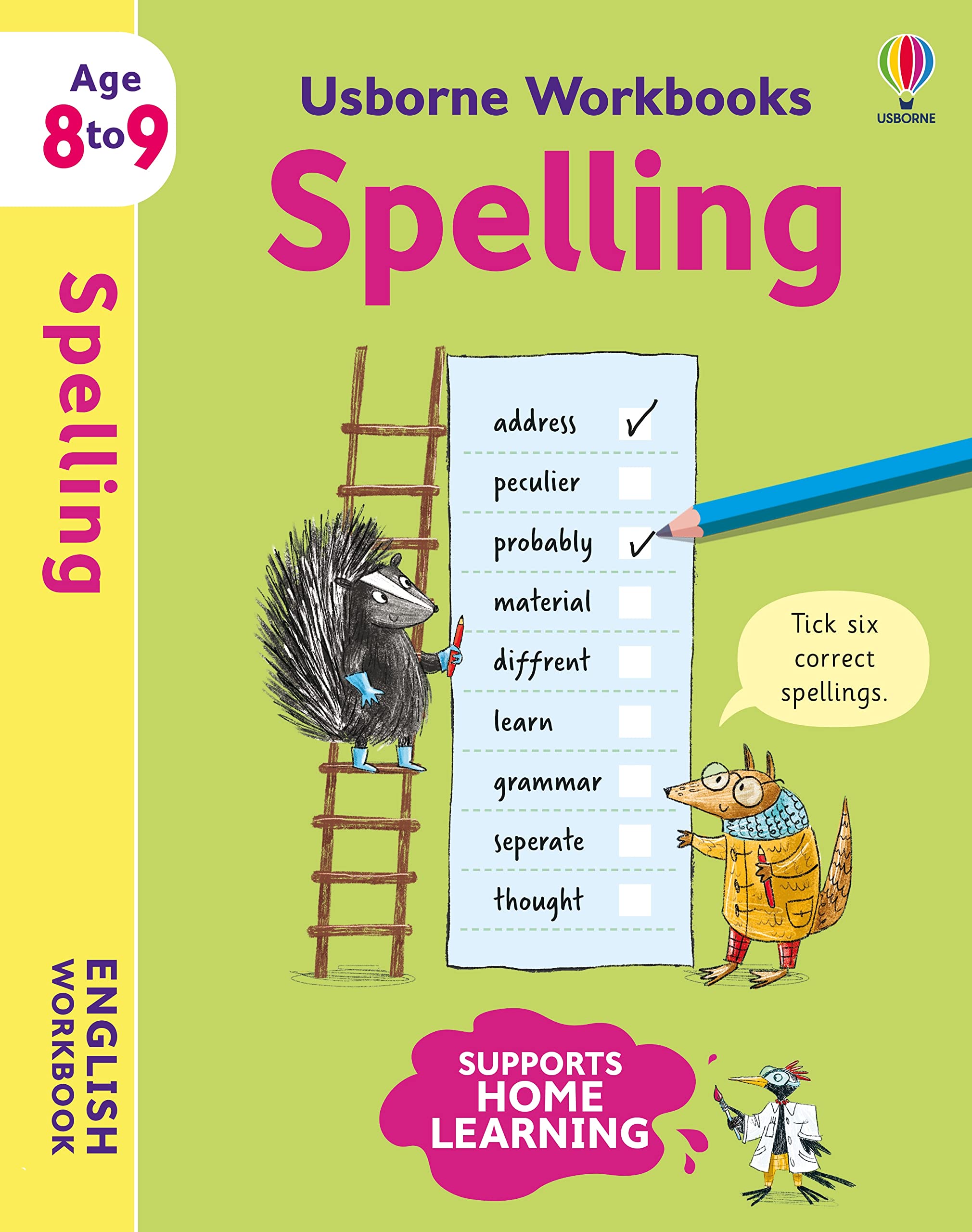 Usborne workbooks spelling 8-9
