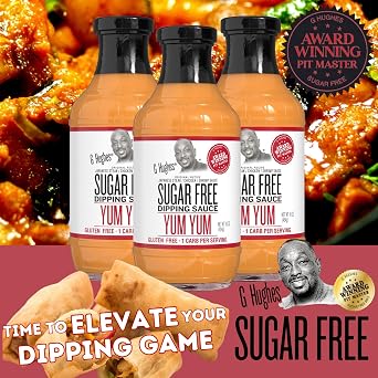 G Hughes Sugar Free Yum Yum Sauce - 16 Oz (3-Pack)