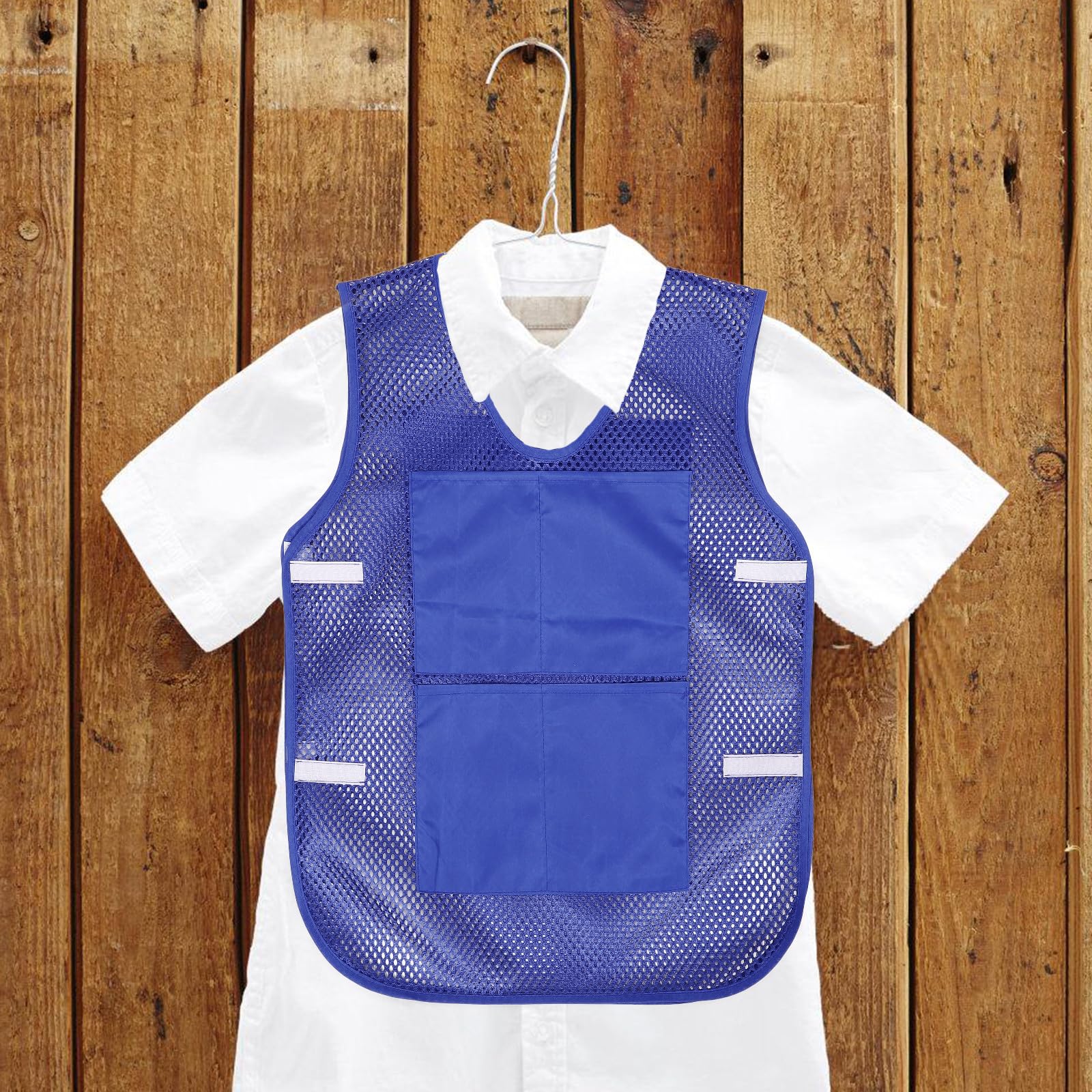 1set Gilet Refrigerante Estivo con Impacchi di Ghiaccio Riutilizzabili Smanicato da Lavoro Traspirante per Uomo Raffreddamento Rapido per Attività all Aperto