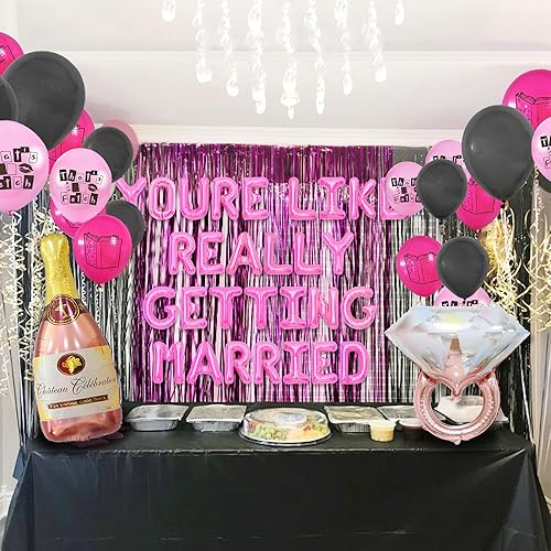 Miniatura 3 de LaVenty Youre Like Really Getting Married Globos Mean Girls Bachelorette Decoración Libro de Quemar Decoración Mean Girls Bridal Shower Decoración