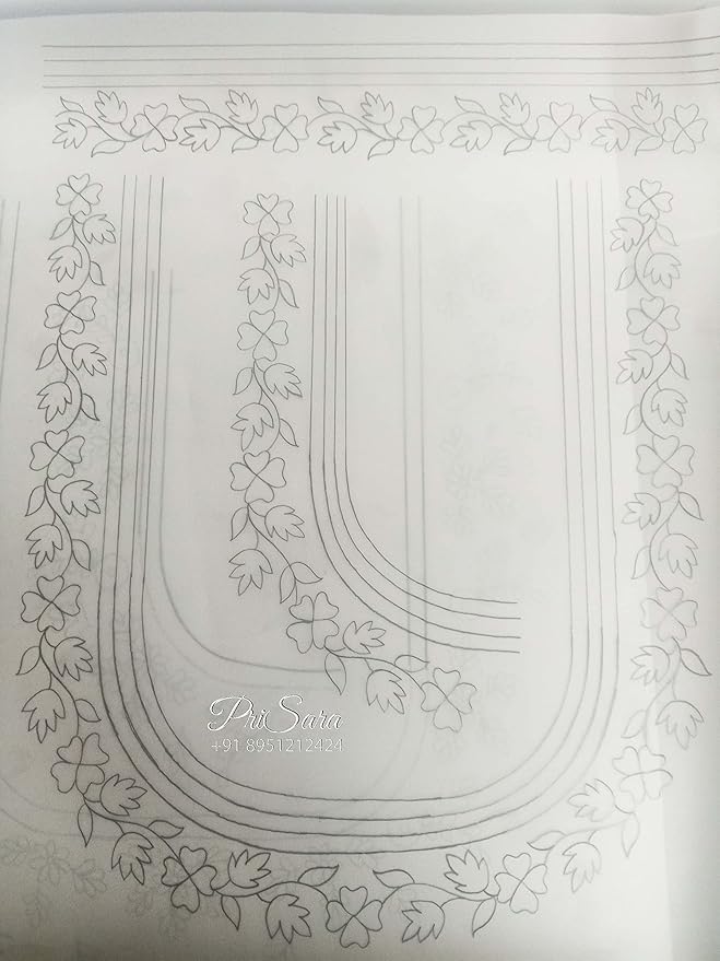 Aari Embroidery Original Tracing Papers(Set of 15) Amazon.in Home