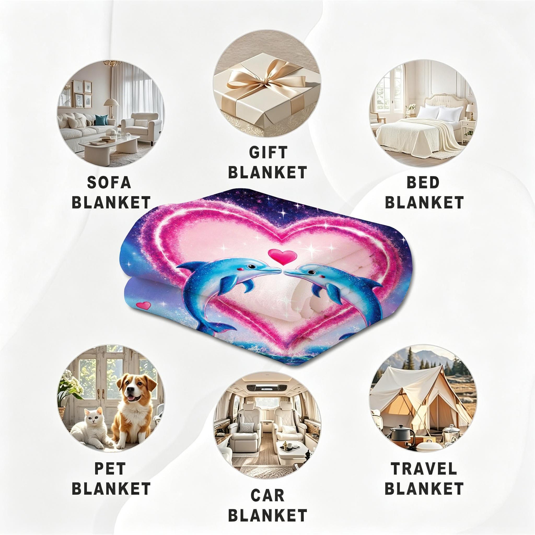 Coperta Matrimoniale 180x200 Cervo Animale Pile Flanella Motivo-A250