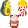 4Es Novelty Popcorn Squishy Toys for Kids Jumbo Squishies Jumbo Slow Rising 3.5 - 4.75 Huge Food Squishy Kawaii Squishies Stress Relief Sensory Fidget Stress Ball Toy for Boys Girls