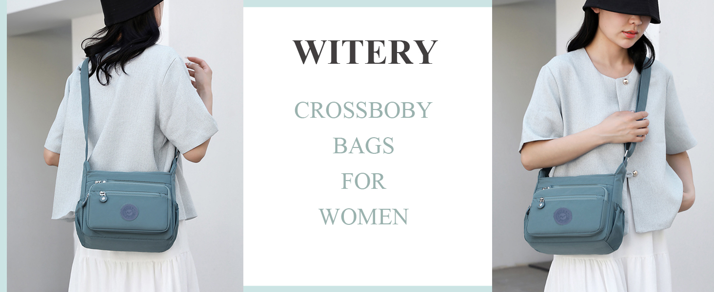 Bolso cruzado de nylon para mujer, impermeable y ligero miniatura 7