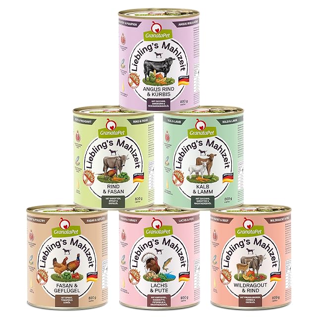 Granatapet Liebling'S Mahlzeit Alimento para Perros, Mezcla 6 x 800 g