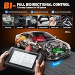 XTOOL IP616 Bidirectionnel OBD2 Scanner à vie Mise à jour gratuite, AI-Assisted Système complet scanner diagnostique pour voiture, outil de balayage automobile avec 34+ Services, FCA AutoAuth, Réapprendre les gaz, ABS Saignement
