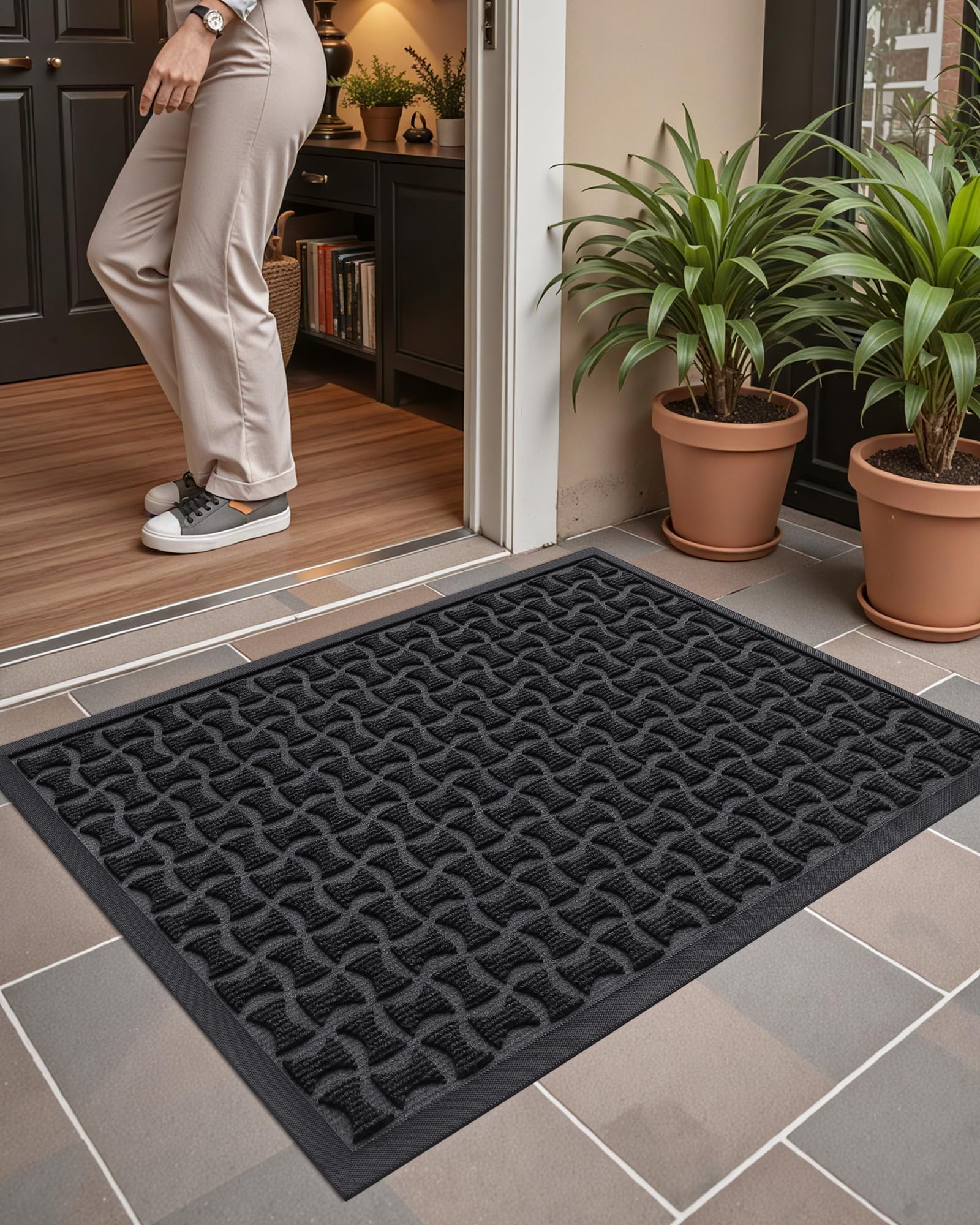 Zerbino, zerbino per porta d'ingresso, zerbino assorbente, lavabile e antiscivolo per interni | Leroy Merlin