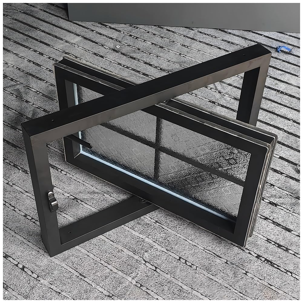 Ventilation de rechange pour sous-sol et maison verrouillable pour loft salle de bain et poulailler S 70 x 100 cm (27,5 x 39,3) Installation facile