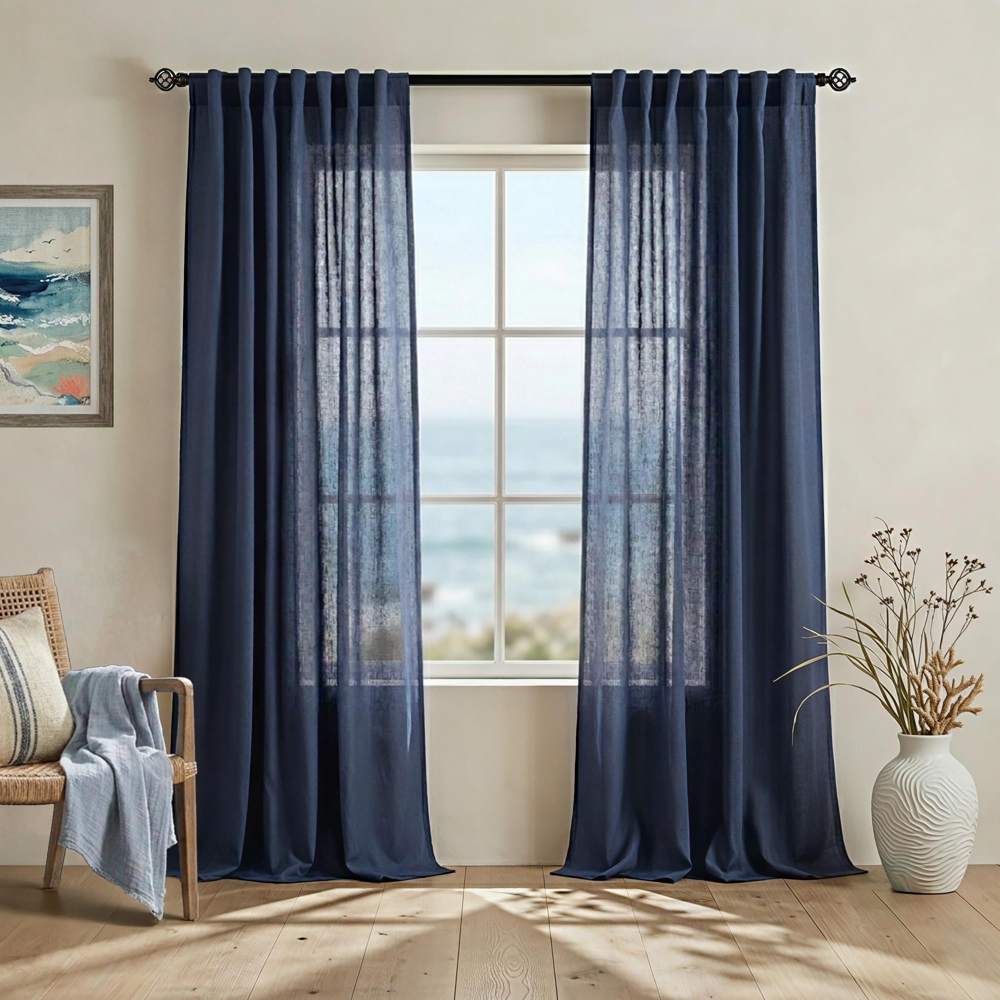 マルサン　450　キングジョー Classical Navy Ver Amazon.com: Mrs.Naturall Navy Blue Linen Curtains 84 Inch Length