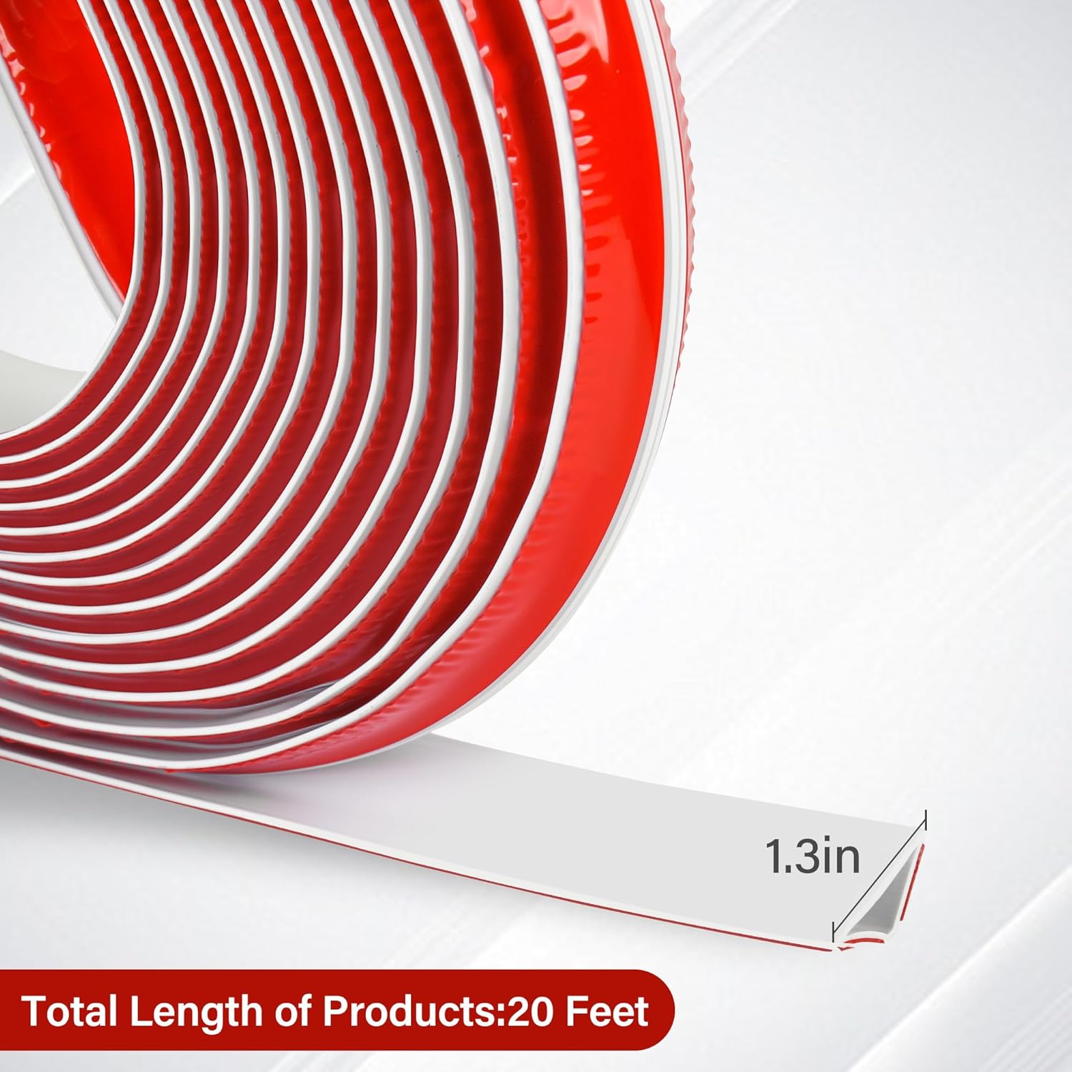 Molding Trim Peel and Stick for DIY Projects, Living Room Decor, Renter Friendly, Self Adhesive Wall Border, Easy to Install, Flexible Design for Home Improvement